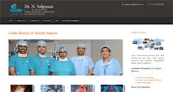 Desktop Screenshot of cardiovascularsurgeon.in