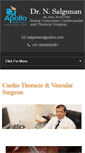 Mobile Screenshot of cardiovascularsurgeon.in